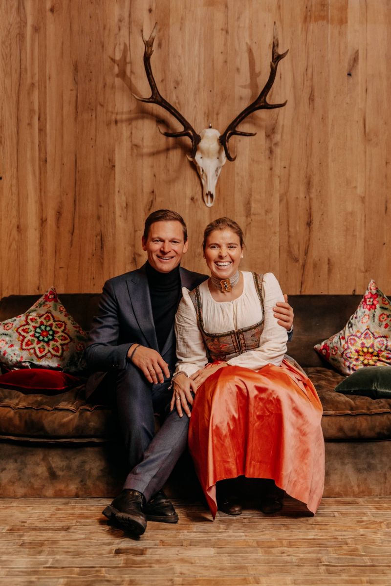 Christina and Christoph Schmuck - owners of the Forsthofgut Hotel & Spa, Leogang, Austria