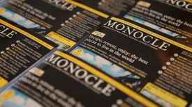 Monocle cover - a global affairs and lifestyle magazine, founded by Tyler Brûlé