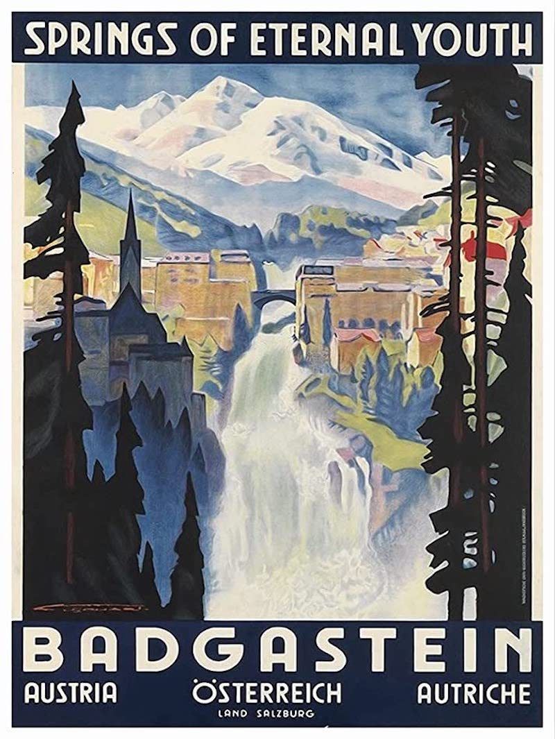 Retro Poster of Bad Gastein | Creativity, Culture, Glamour + Heritage | The Aficionados