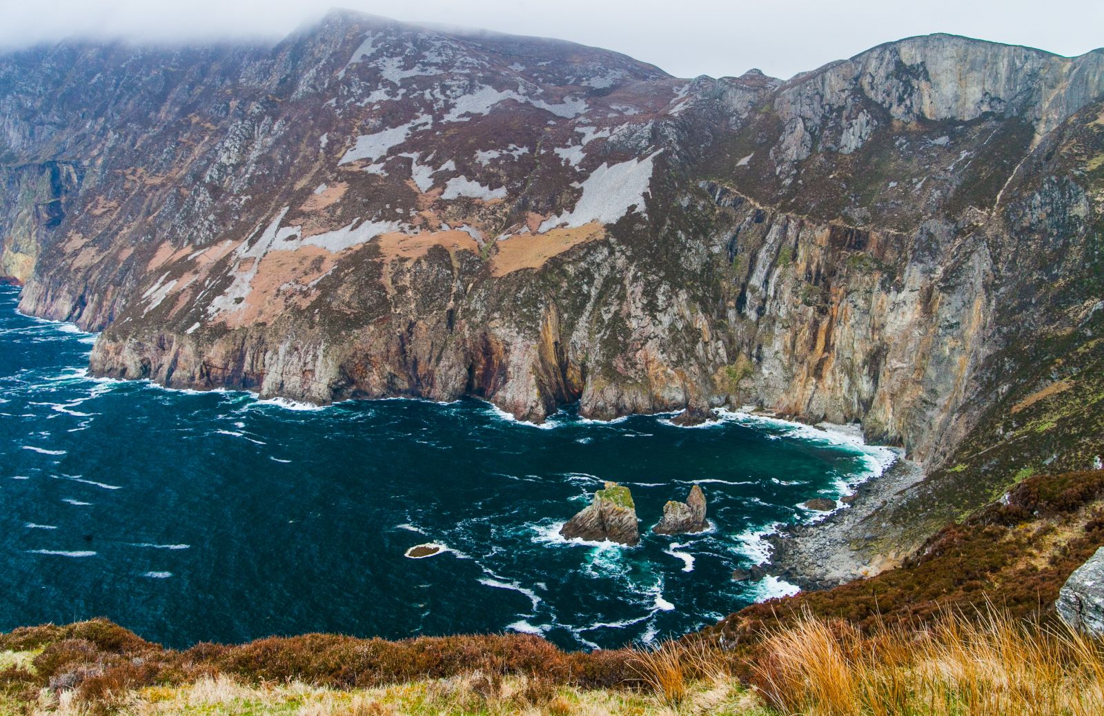 Donegal coastline in Ulster, Ireland, Eire,