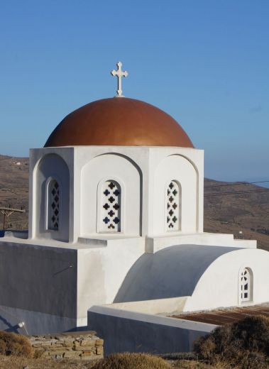 Church architecture on the saintly island of Tinos , Greece, Cyclades