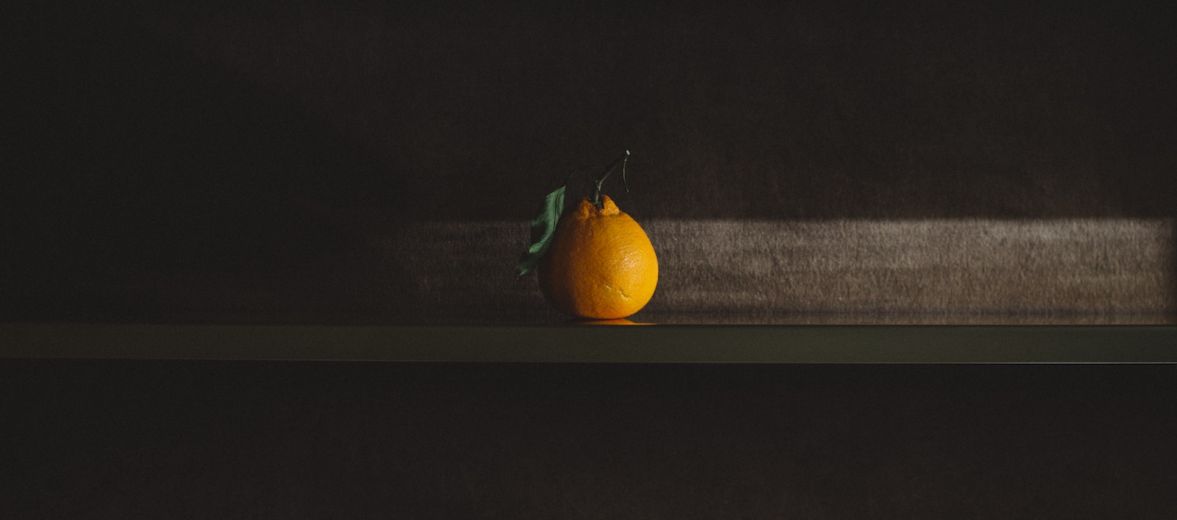 Still Life Orange by artist Will Calver | Regency inspired interior design | Perfumer H | New Concept Store in London's Mayfair |Image © João Sousa