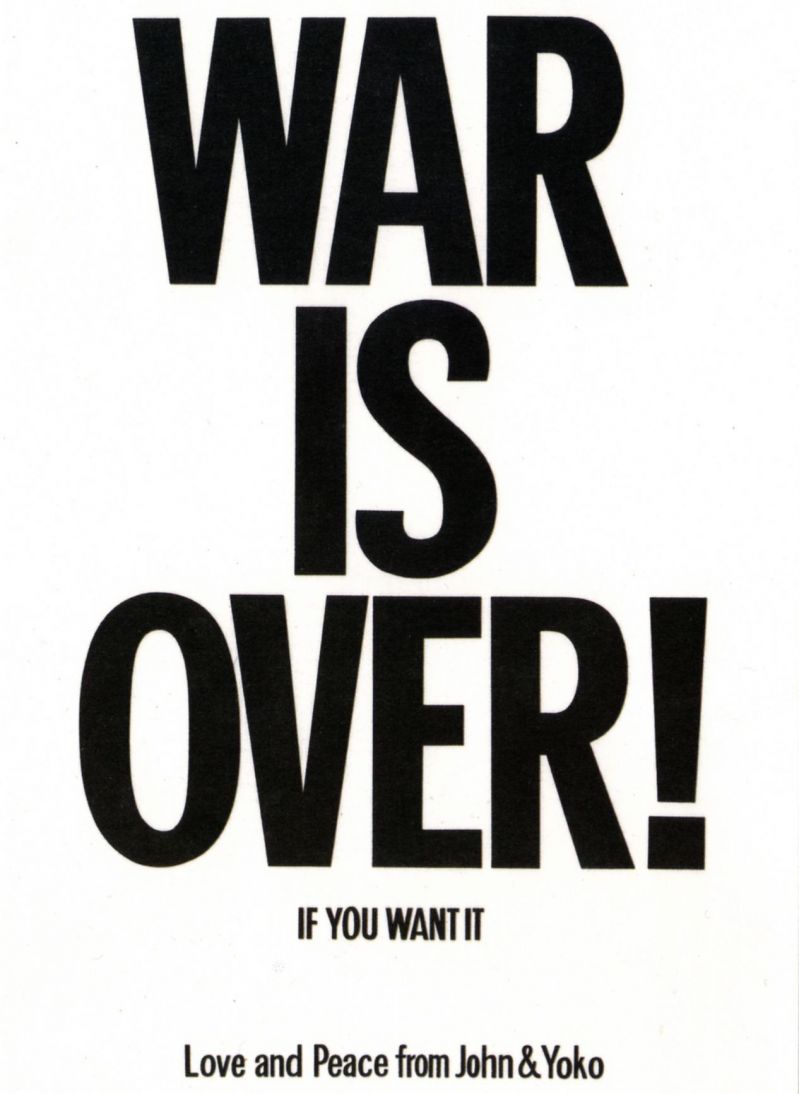 War is Over | Artist Yoko Ono | Exhibition Show Kunsthaus Zurich | The Aficionados