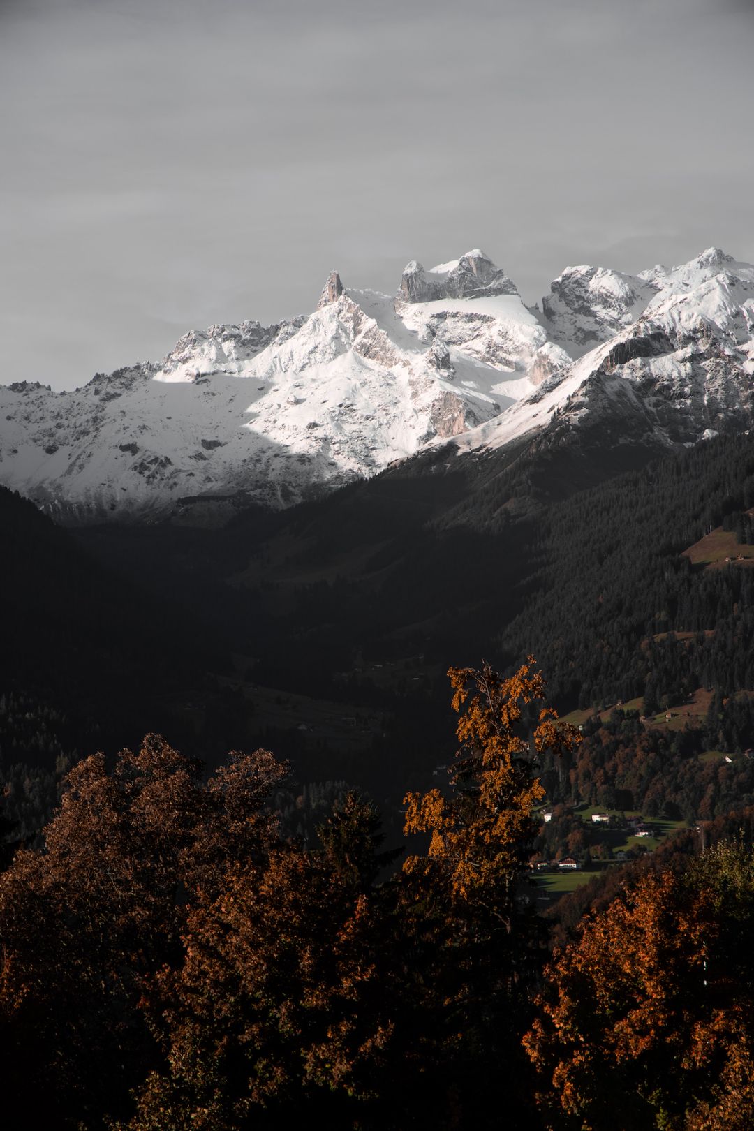 Snow Capped Peaks inn Austrian Alps | Views from Amrai Suites Montafon | Luxury Boutique Hotel Accommodation | Design by Alpstein | New Design Hotel in Schruns, Montafon, Vorarlberg Austria | The Aficionados 