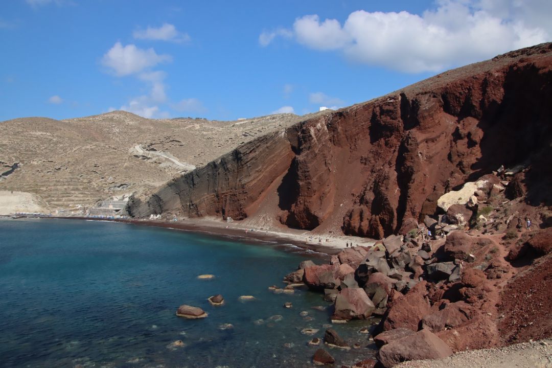 Red Beach | Top Five Beaches of Santorini | Beautiful Beaches of the Cyclades Islands