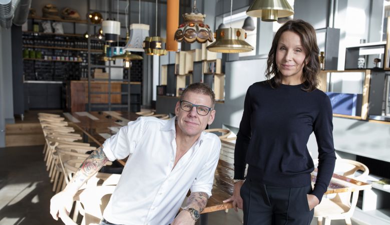 Carina & Daniel Högberg, creative owners of the Boutique Hotel Flora Gothenberg, Sweden