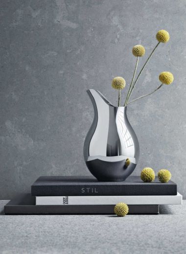Georg Jensen iconic vase, water vessel designed by Ilse Crawdord of London's StudioIlse