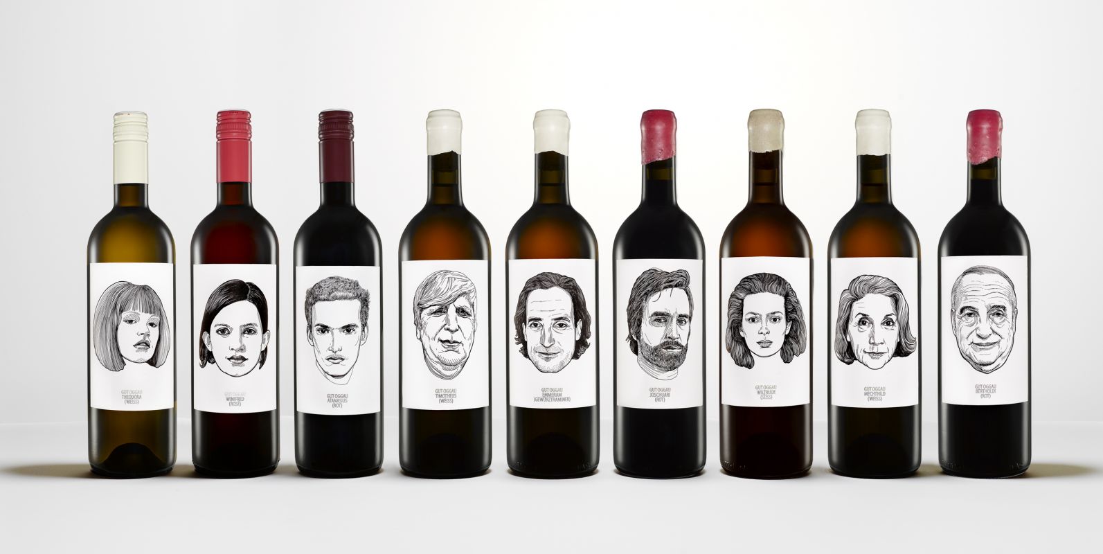 Creative wine Bottles | Organic sustainable Wines from Oggau Austria 