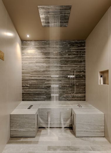 Dornbracht Hydotherapy | Rain Shower Water Treatments at Hotel & Spa Arlberg in Lech, Austria 