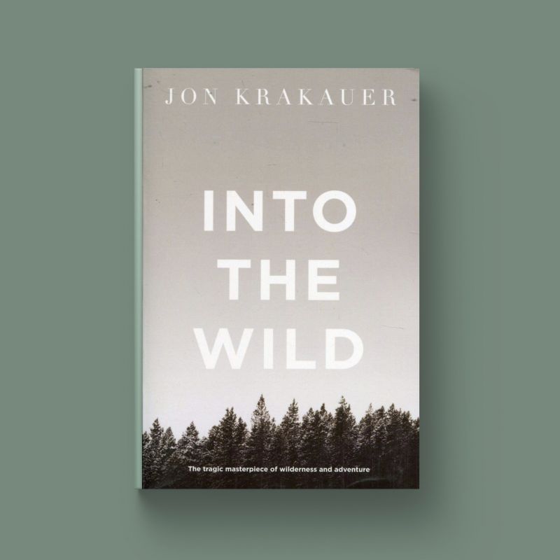 Into the Wild book covere, alpine book list for ski holidays