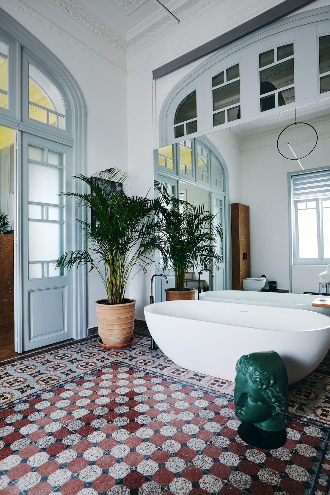 Bathroom Classics | Hotel Aristide in Hermoupolis (Ermoupoli) | Luxury Design Hotel Syros, Greece | The Aficionados 