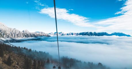 summer in Leogang and the Leoganger Steinberge, Austrian alps in Pinzgau