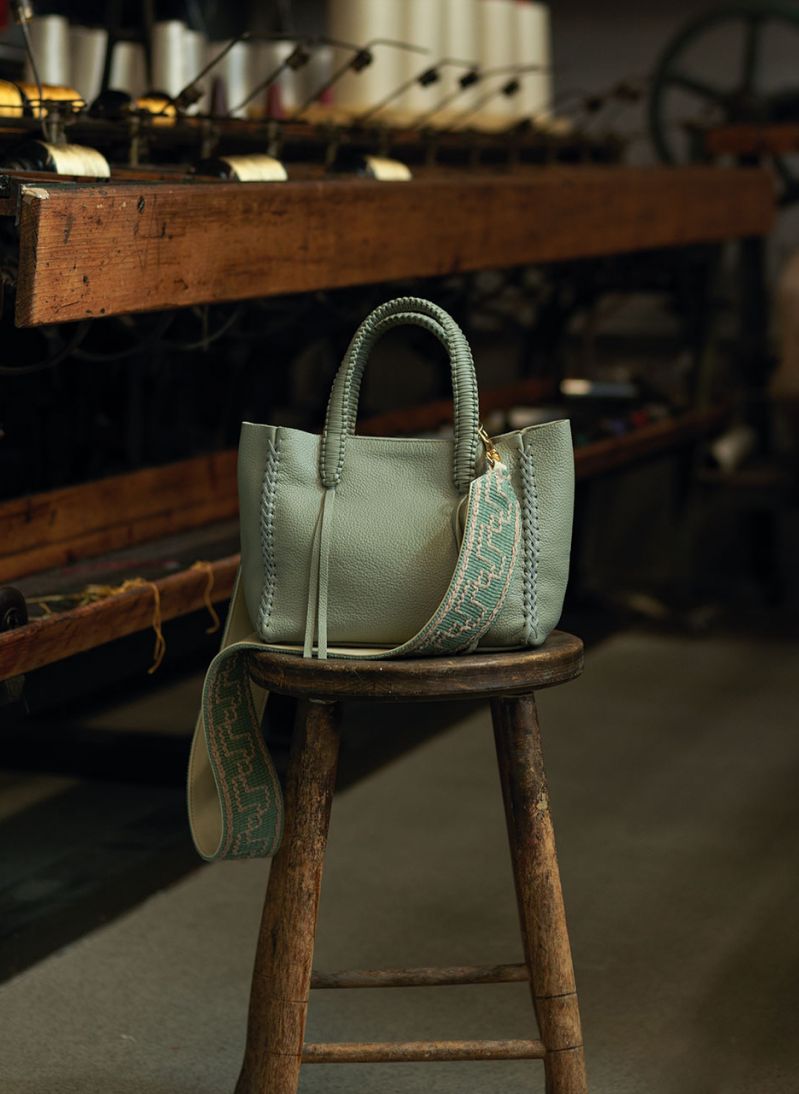 Green Leather Handbag | Callista Crafts Greece | Crafted Leather Handbags | The Aficionados  