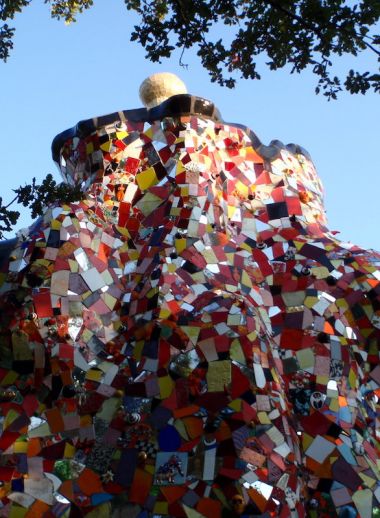 Artist Saint Phalle's sculptural Tarot Garden in Tuscany. 