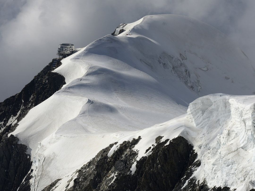 Refuge du Goûter is Mont Blanc’s Highest Hut in Aiguille du Goûter, Chamonix, French Alps - designed by architect Hervé Dessimoz. 