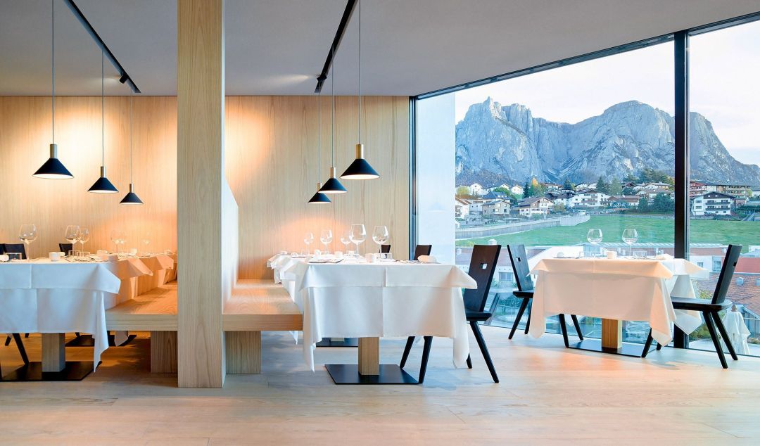 Schgaguler Hotel Castelrotto in Alpe di Siusi South Tyrol designed by Peter Pichler Architecture