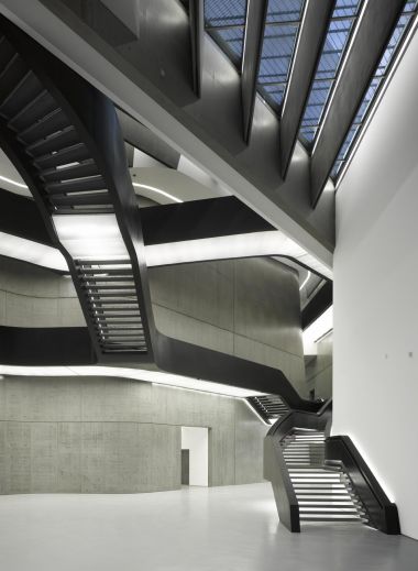 inside Zaha Hadid's architectural masterpiece, the MAXXI museum in Italy's Rome